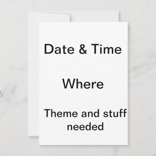 Crazy Wild Bird Party Invitation Kaart (Achterkant)