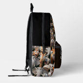 Crazy Wildlife Groep Bedrukte Rugzak (Links)