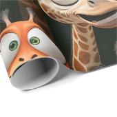 Crazy Wildlife Groep Cadeaupapier (Rol Hoek)