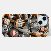 Crazy Wildlife Groep Case-Mate iPhone Case (Achterkant (horizontaal))