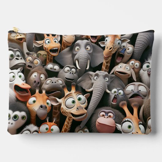 Crazy Wildlife Groep Etui (Voorkant)