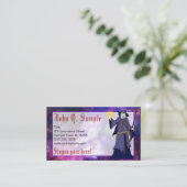 Crazy Wiz Biz, Space Wizard Art Visitekaartje (Staand voorkant)