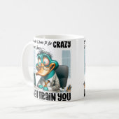 Crazy Work Day Survival Coffee Mok (Voorkant links)
