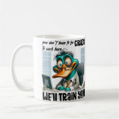 Crazy Work Day Survival Coffee Mok (Links)