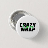 Crazy Wrap Lady - Het werkt Ronde Button 3,2 Cm (Voorkant /achterkant)
