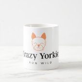 Crazy Yorkie keramische koffie & warme drank mok (Center)