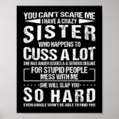 Crazy zuster die veel overvalt poster (Voorkant)