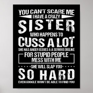 Crazy zuster die veel overvalt poster
