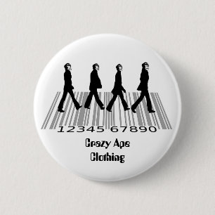 crazyapecommercialroad ronde button 5,7 cm