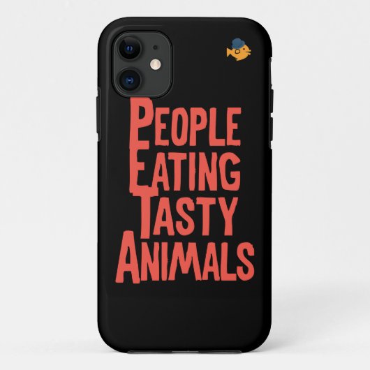 CRAZYFISH Eetende dieren iPhone Case-Mate iPhone Case (Achterkant)