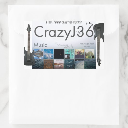 CrazyJ36 Sticker (Tas)