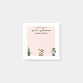 #crazyplantlady Van de balie van Persoonlijke Post-it® Notes