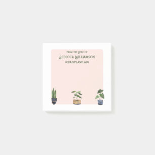 #crazyplantlady Van de balie van Persoonlijke Post-it® Notes