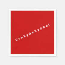 CrazySexyCool Papieren Servetten