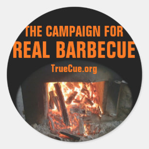 CRBBQ-stickers Ronde Sticker