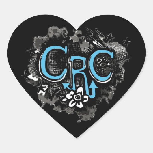 CRC-Stickers Hart Sticker (Voorkant)