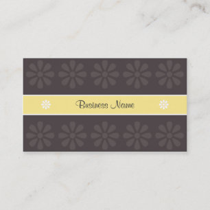CRE8TIVE DESIGN 04 GRAY YELLOW VISITEKAARTJE