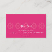 CRE8TIVE DESIGN 04 PINK VISITEKAARTJE (Achterkant)