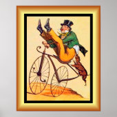 Cre Nom D’un Chien ~ La Velocipedomanie/ F.Sinnett Poster (Voorkant)