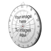 Crea diseño único y personalizado con foto dartbord (Voorkant Rechts)