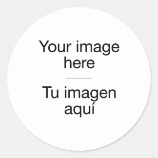 Crea tu diseño personalizado con tus fotos propias ronde sticker
