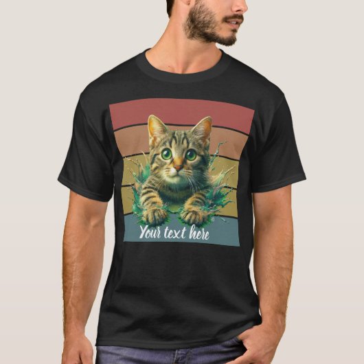 crea tu propia camiseta con gatito t-shirt (Voorkant)