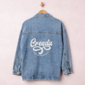 Creada Con Un Proposito Christelijk Spaans Denim Jacket (Hangar)