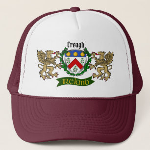 Creagh Irish Shield w/Griffins Trucker Pet