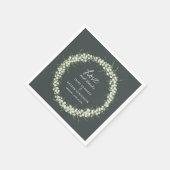 Cream acacacia spring bloemen trouwerij luiers servet (Hoek)