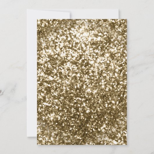 Cream and Gold Antiek Gilded Lijst Muslim Wedding Kaart (Achterkant)