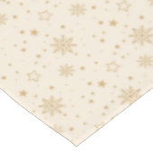 Cream and Gold Snowflake Tablecloth Tafelkleed (Gekanteld)