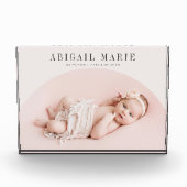 Cream Arch Baby Photo Keepsake Fotoblokken (Voorkant)