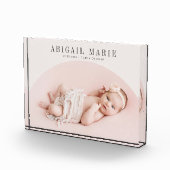 Cream Arch Baby Photo Keepsake Fotoblokken (Rechts)