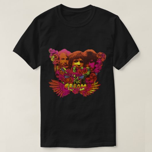 Cream band psychedelic album cover Classic T-Shir T-shirt (Design voorkant)