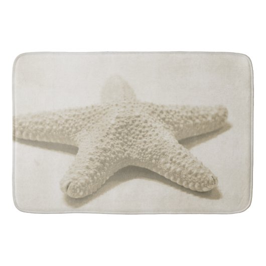 Cream Beach Starfish Badmat (Voorkant)