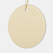 Cream Beige Achtergrond op een Ornament (Links)