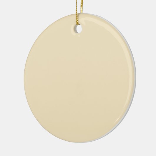 Cream Beige Achtergrond op een Ornament (Links)