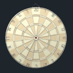 Cream Beige Dartbord<br><div class="desc">Cream Beige Dart Board</div>