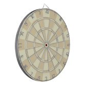Cream Beige Dartbord (Voorkant Links)