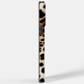 Cream Black Leopard-afdrukken Case-Mate iPhone Case (Achterkant / Rechts)