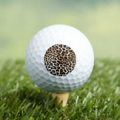 Cream Black Leopard-afdrukken Golfballen (Insitu Shirt)
