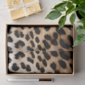 Cream Black Leopard-afdrukken Tissuepapier (Geschenk)