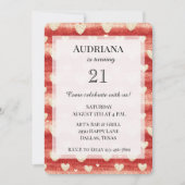 Cream Black Leopard Animal Print Verjaardag Kaart (Voorkant)