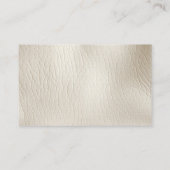 Cream Black Southwest Cow Print Visitekaartje (Achterkant)