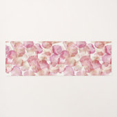 Cream Blush Pink Roses Floral Vrijgezellenfeest Yogamat (Achterkant (horizontaal))