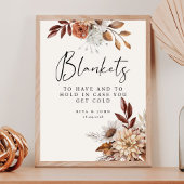 Cream Boho bruiloft te hebben en te houden Drink t Poster