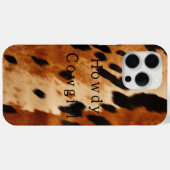 Cream Brown Koeienhuid Animal Case-Mate iPhone Case (Achterkant (horizontaal))