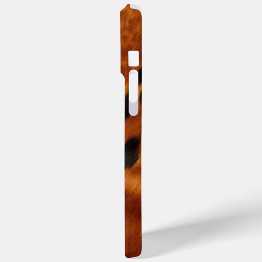 Cream Brown Koeienhuid Animal Case-Mate iPhone Case (Achterkant / Links)