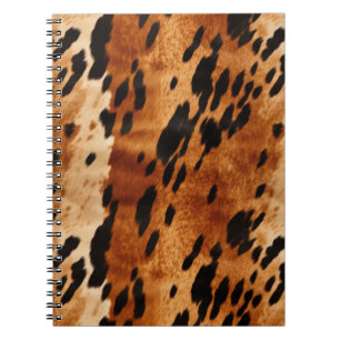 Cream Brown Koeienhuid Animal Notitieboek