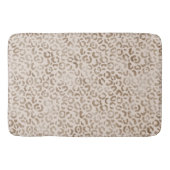 Cream Brown Leopard Print        Badmat (Voorkant)